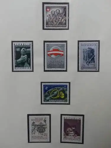 Österreich 1950-1981 ** teilbesammelt im Safe Binder #LZ697