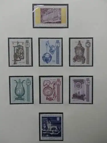 Österreich 1950-1981 ** teilbesammelt im Safe Binder #LZ697
