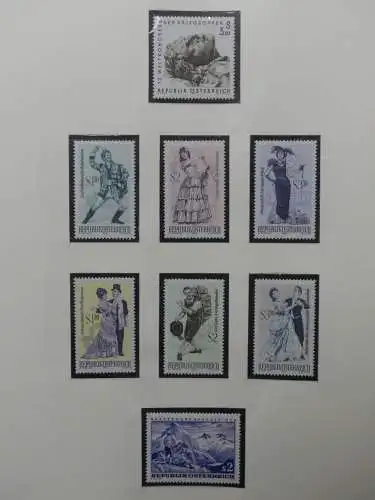 Österreich 1950-1981 ** teilbesammelt im Safe Binder #LZ697