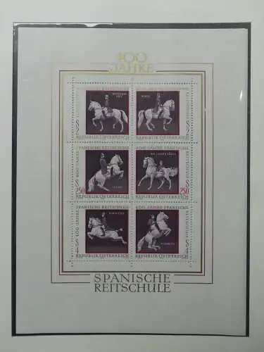 Österreich 1950-1981 ** teilbesammelt im Safe Binder #LZ697