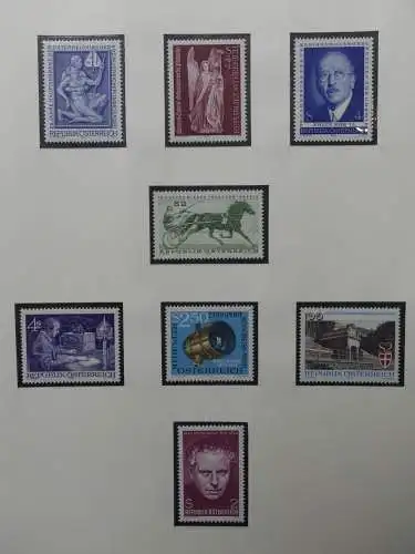 Österreich 1950-1981 ** teilbesammelt im Safe Binder #LZ697