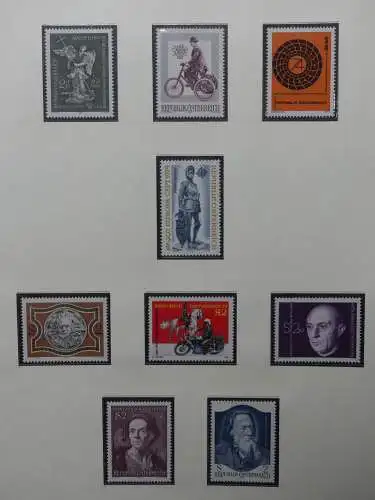 Österreich 1950-1981 ** teilbesammelt im Safe Binder #LZ697