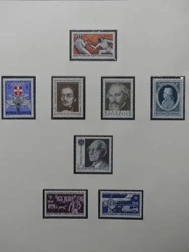 Österreich 1950-1981 ** teilbesammelt im Safe Binder #LZ697