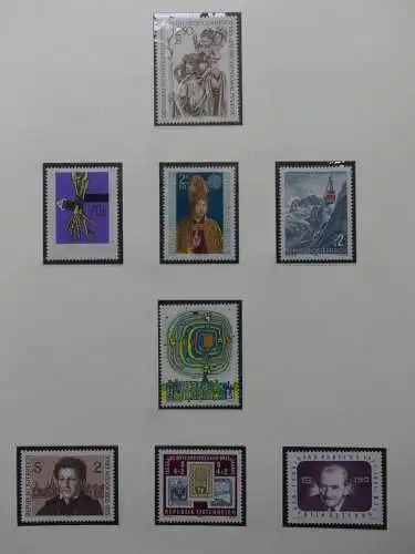 Österreich 1950-1981 ** teilbesammelt im Safe Binder #LZ697