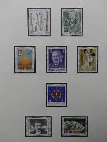 Österreich 1950-1981 ** teilbesammelt im Safe Binder #LZ697