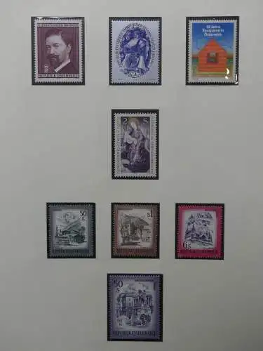 Österreich 1950-1981 ** teilbesammelt im Safe Binder #LZ697