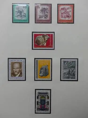 Österreich 1950-1981 ** teilbesammelt im Safe Binder #LZ697