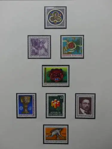 Österreich 1950-1981 ** teilbesammelt im Safe Binder #LZ697