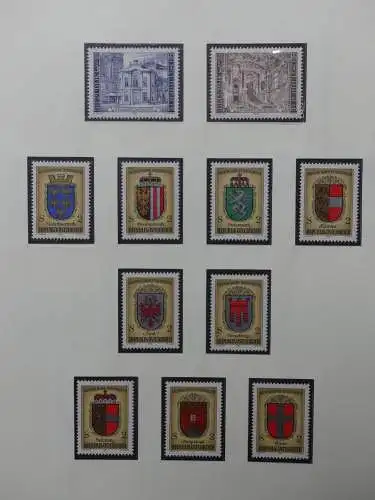 Österreich 1950-1981 ** teilbesammelt im Safe Binder #LZ697