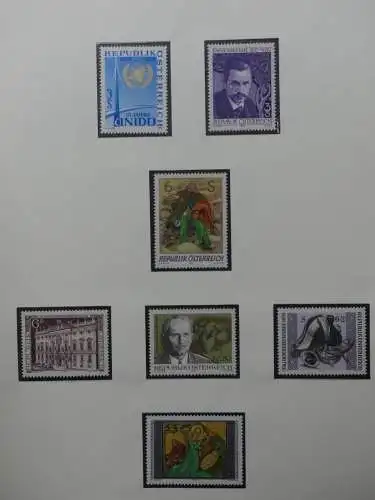 Österreich 1950-1981 ** teilbesammelt im Safe Binder #LZ697