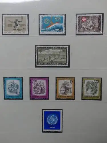 Österreich 1950-1981 ** teilbesammelt im Safe Binder #LZ697