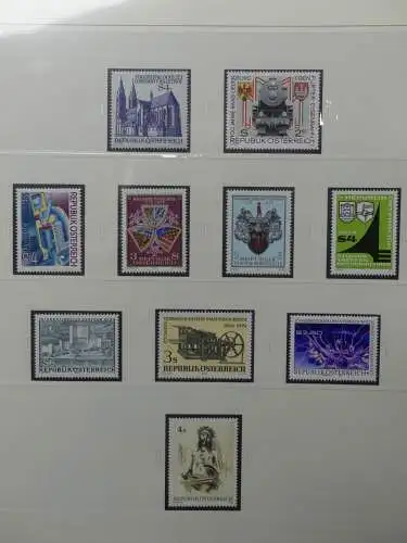 Österreich 1950-1981 ** teilbesammelt im Safe Binder #LZ697