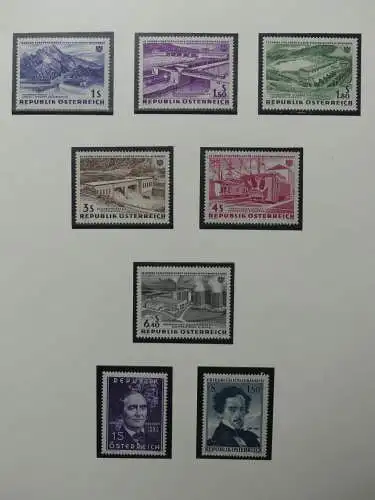 Österreich 1950-1981 ** teilbesammelt im Safe Binder #LZ697