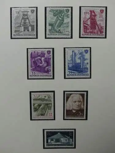 Österreich 1950-1981 ** teilbesammelt im Safe Binder #LZ697