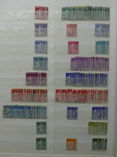 Europa Frankreich/Niederlande Lager im Binder #LZ691