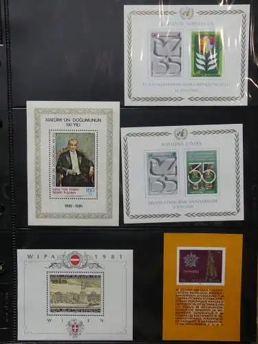 Europa Allgemein Blocklager postfrisch im Binder #LZ702