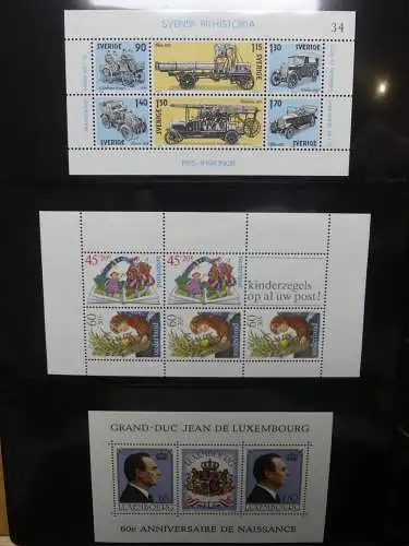 Europa Allgemein Blocklager postfrisch im Binder #LZ702