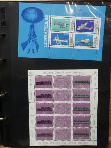 Europa Allgemein Blocklager postfrisch im Binder #LZ702