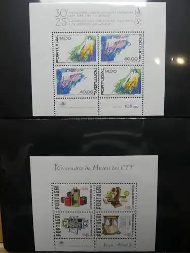 Europa Allgemein Blocklager postfrisch im Binder #LZ702
