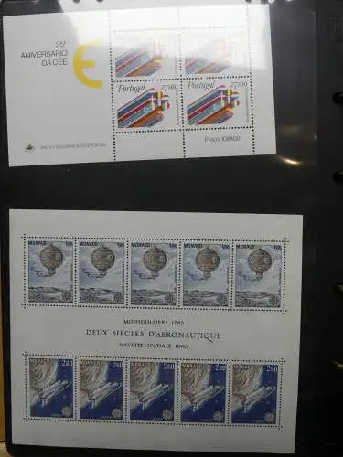 Europa Allgemein Blocklager postfrisch im Binder #LZ702