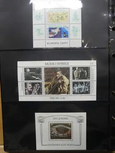 Europa Allgemein Blocklager postfrisch im Binder #LZ702