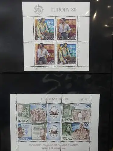 Europa Allgemein Blocklager postfrisch im Binder #LZ702