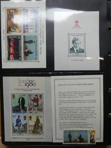 Europa Allgemein Blocklager postfrisch im Binder #LZ702