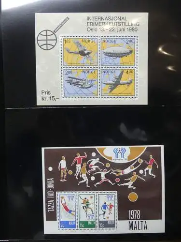 Europa Allgemein Blocklager postfrisch im Binder #LZ702