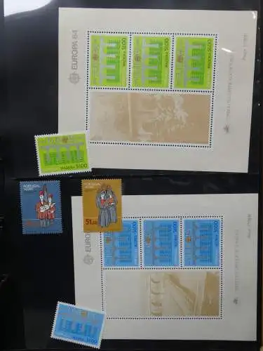 Europa Allgemein Blocklager postfrisch im Binder #LZ702