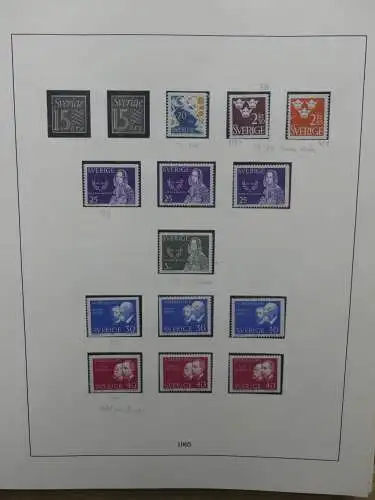 Schweden 1965-1978 ** besammelt im Lindner Vordruck #LZ663