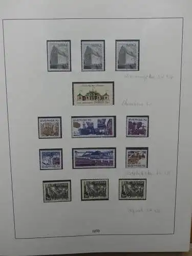 Schweden 1965-1978 ** besammelt im Lindner Vordruck #LZ663
