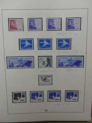 Schweden 1965-1978 ** besammelt im Lindner Vordruck #LZ663