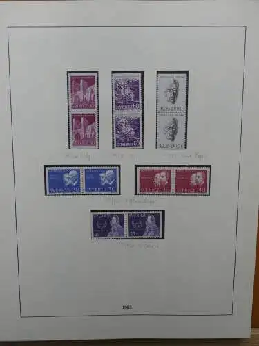 Schweden 1965-1978 ** besammelt im Lindner Vordruck #LZ663