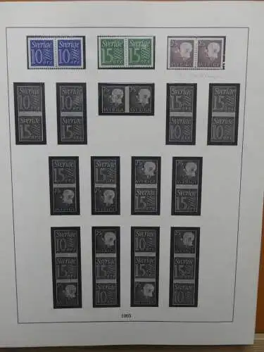 Schweden 1965-1978 ** besammelt im Lindner Vordruck #LZ663