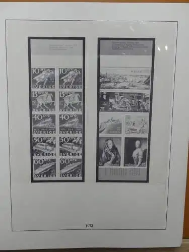 Schweden 1965-1978 ** besammelt im Lindner Vordruck #LZ663