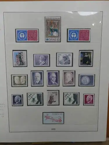 Schweden 1965-1978 ** besammelt im Lindner Vordruck #LZ663
