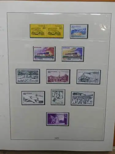 Schweden 1965-1978 ** besammelt im Lindner Vordruck #LZ663