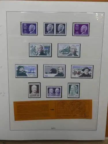 Schweden 1965-1978 ** besammelt im Lindner Vordruck #LZ663