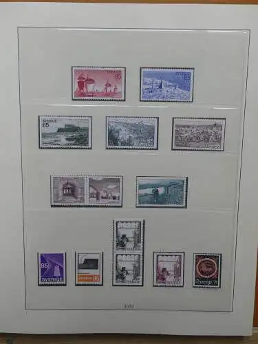 Schweden 1965-1978 ** besammelt im Lindner Vordruck #LZ663