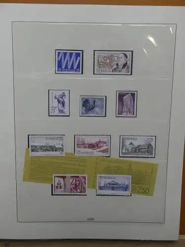 Schweden 1965-1978 ** besammelt im Lindner Vordruck #LZ663