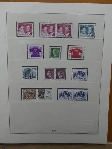 Schweden 1965-1978 ** besammelt im Lindner Vordruck #LZ663