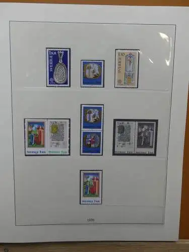 Schweden 1965-1978 ** besammelt im Lindner Vordruck #LZ663