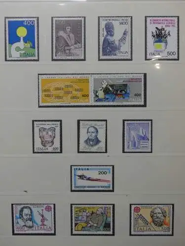 Belgien 1965-1987 ** teilbesammelt im Safe Vordruck #LZ690