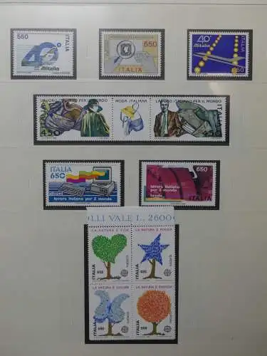 Belgien 1965-1987 ** teilbesammelt im Safe Vordruck #LZ690