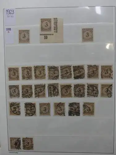 Deutsches Reich Lager Weimar überwiegend gestempelt im Binder #LZ703