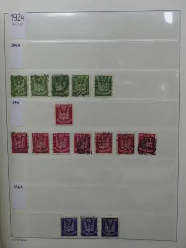 Deutsches Reich Lager Weimar überwiegend gestempelt im Binder #LZ703