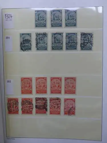 Deutsches Reich Lager Weimar überwiegend gestempelt im Binder #LZ703