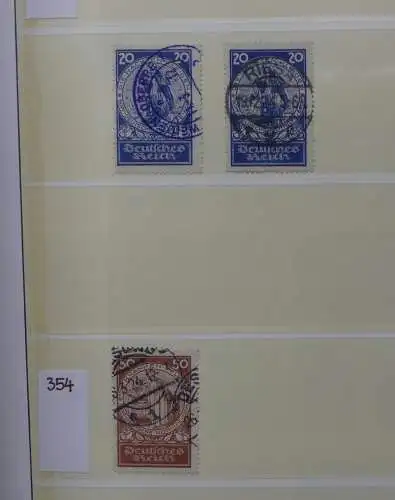 Deutsches Reich Lager Weimar überwiegend gestempelt im Binder #LZ703