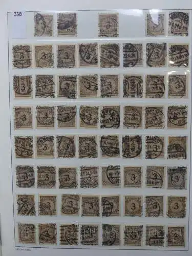 Deutsches Reich Lager Weimar überwiegend gestempelt im Binder #LZ703