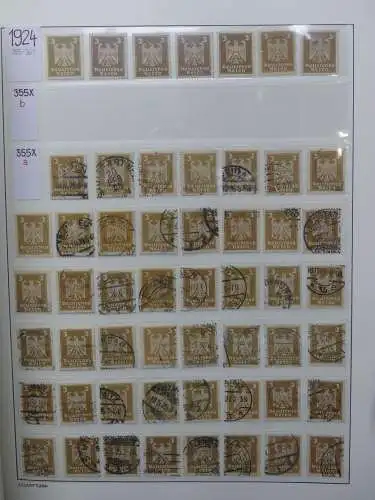 Deutsches Reich Lager Weimar überwiegend gestempelt im Binder #LZ703